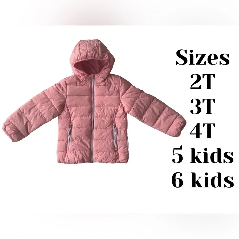 Gerry Girls Pink Bubble Jacket Jersey Lined Size Large
